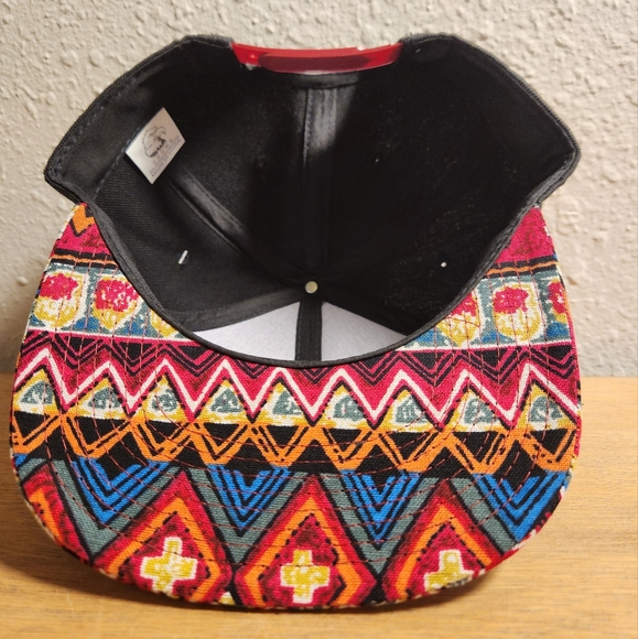 Patterned Crown Snapback Hat Blank - Picture 2 of 4